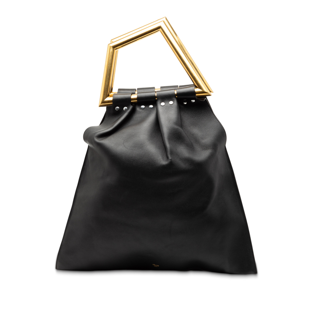 Pre-Loved Celine Leather Open Triangle Sac Handbag